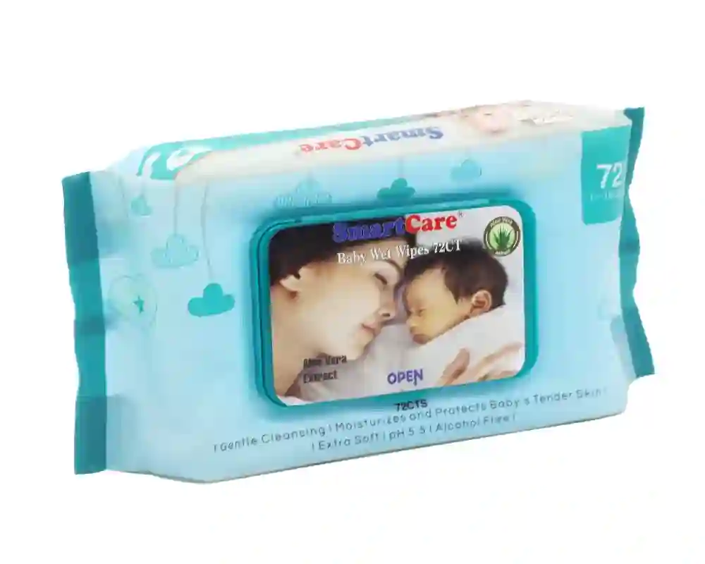 Smart Care Baby Wet Wipes with Aloe Vera